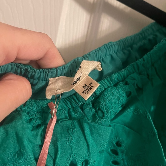 One shoulder eyelet long sleeve top - Picture 3 of 3